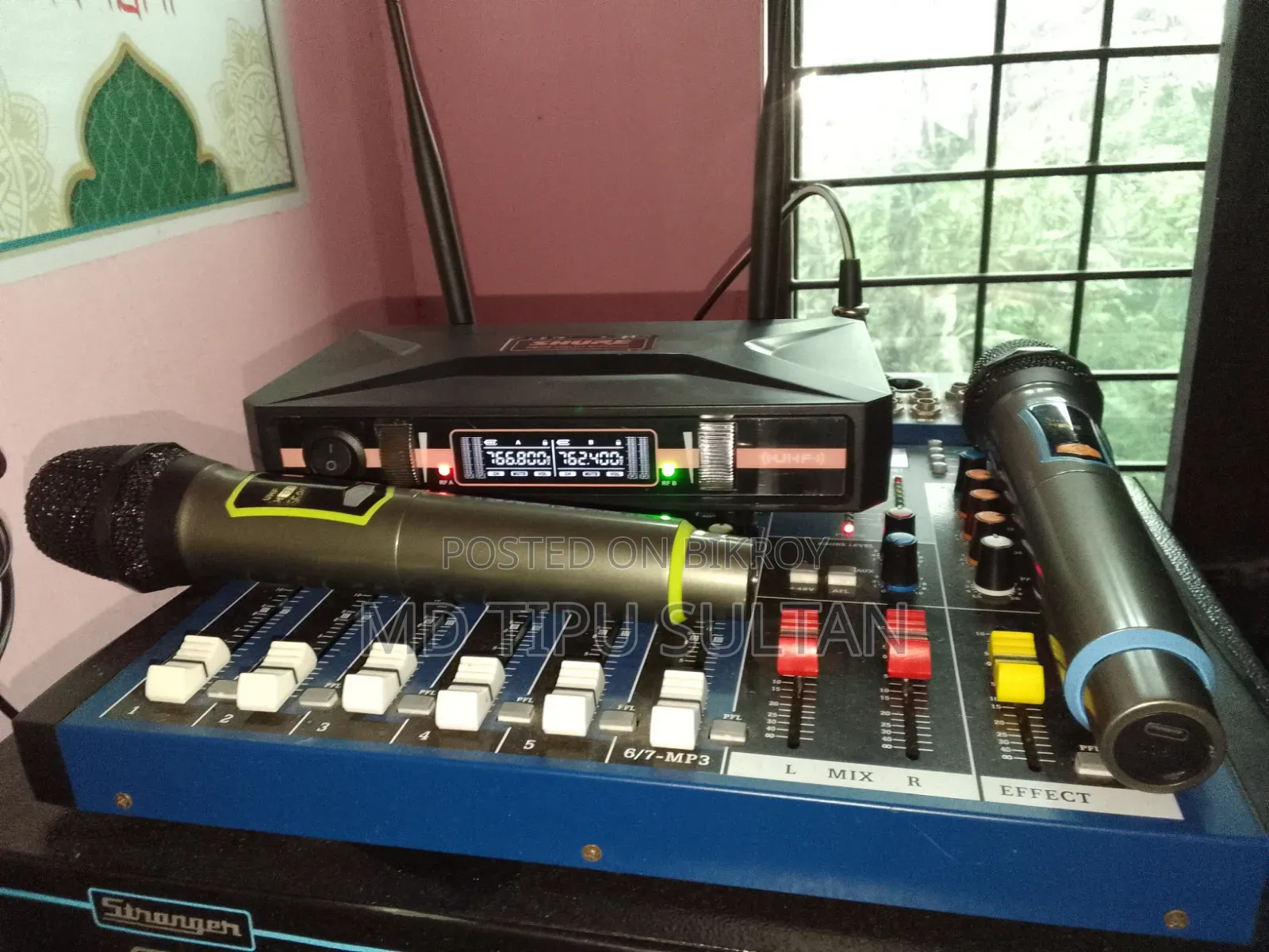 ওয়্যারলেস ব্লুটুথ মাইক্রোফোন