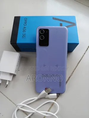 নতুন Oppo A56 5G 256 GB ব্লু