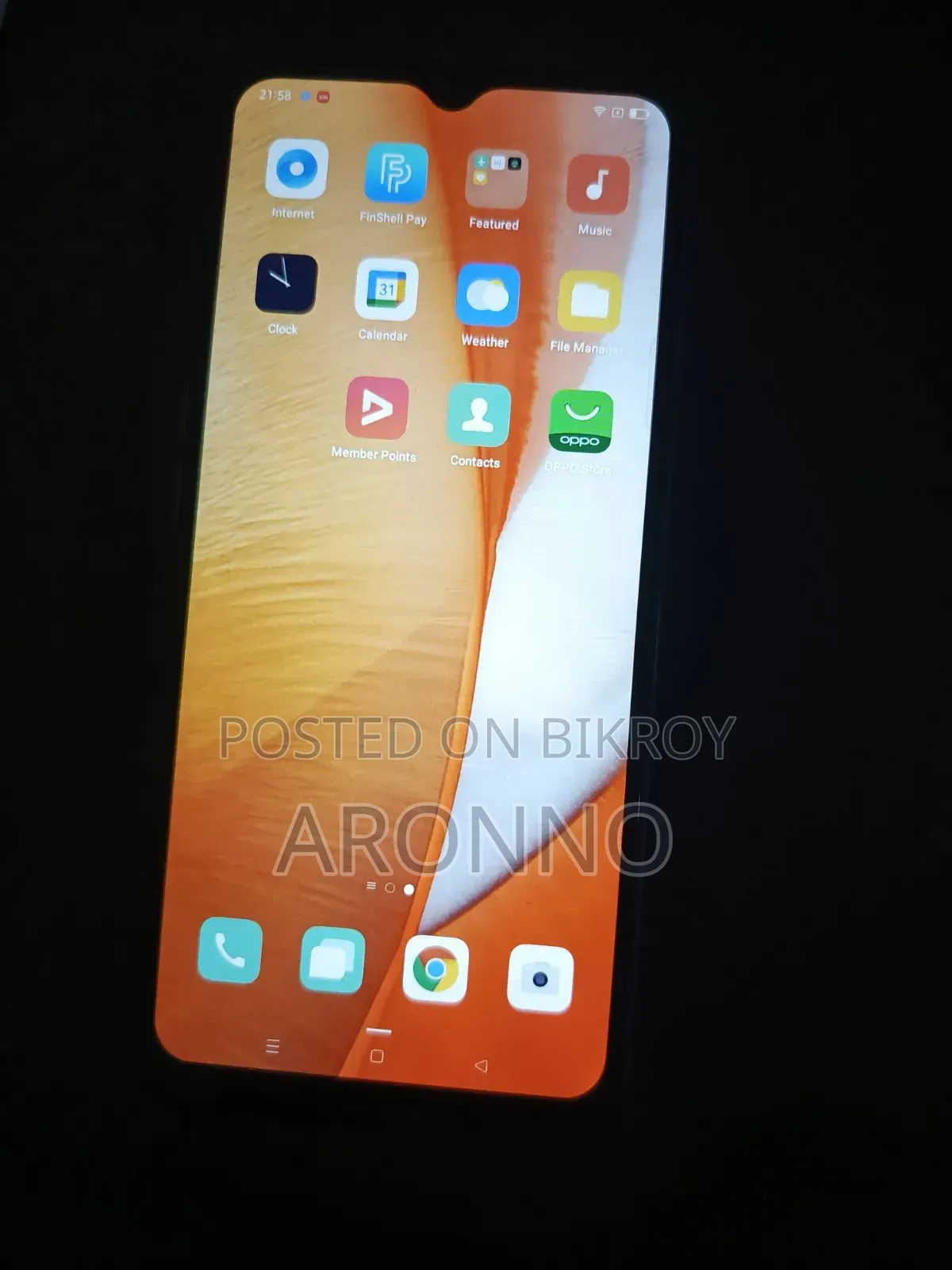 New Oppo A56 5G 256 GB Blue