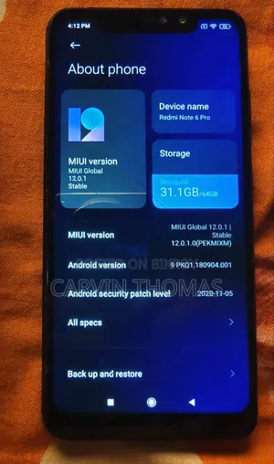 Xiaomi Redmi Note 6 Pro 64 GB Black