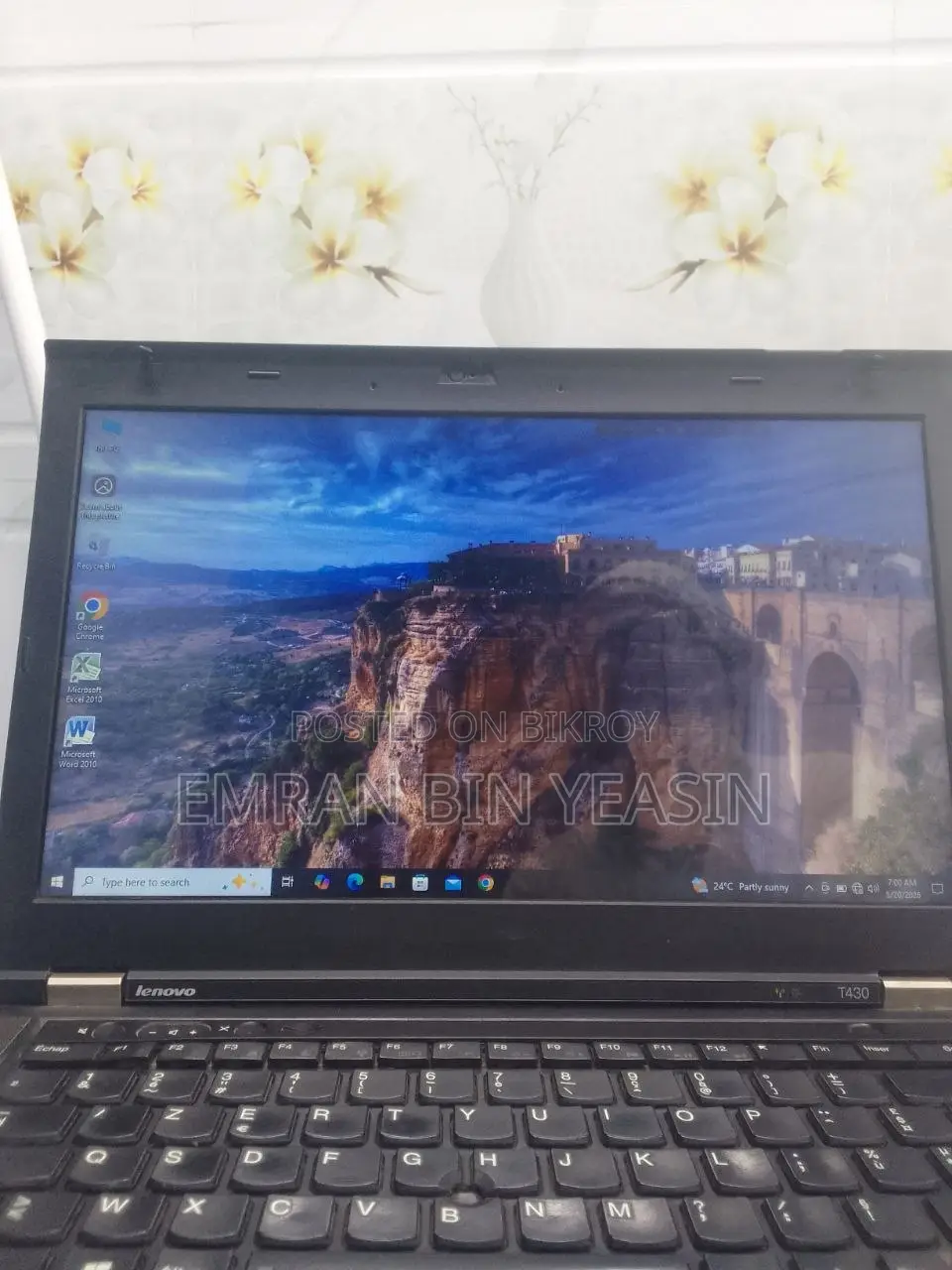 Lenovo ThinkPad T470 Laptop 6GB Intel Core I7 SSD 256GB