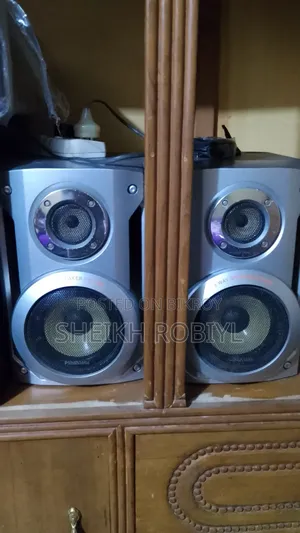 Sony Amplifier And Active Subwoofer And Two Speakers