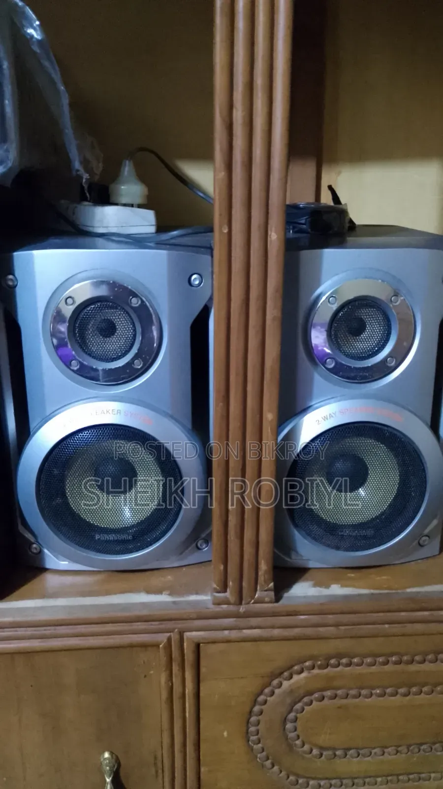 Sony Amplifier And Active Subwoofer And Two Speakers