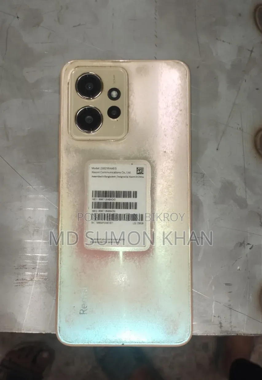 New Xiaomi Redmi Note 12 4G 128 GB Red