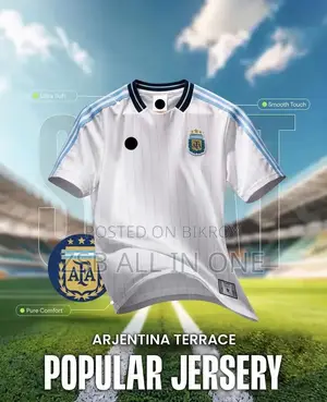 এমব্রয়ডারি করা ১০০% প্রিমিয়াম কোয়ালিটি ওয়ার্ল্ড কাপ জার্সি ২০২৬