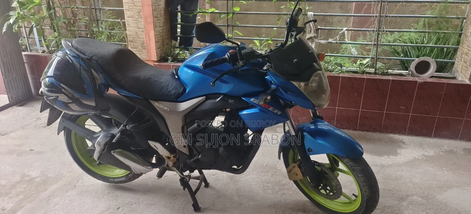 Suzuki Gixxer Monotone 2016 Blue