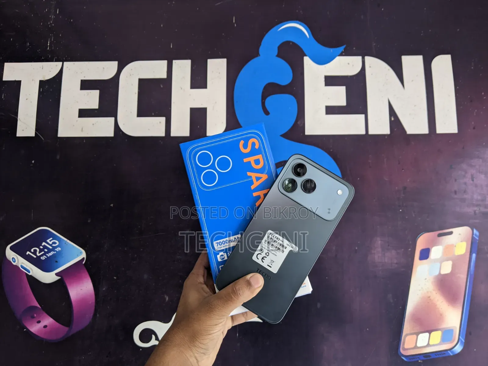 Tecno Spark 50 128 GB Black