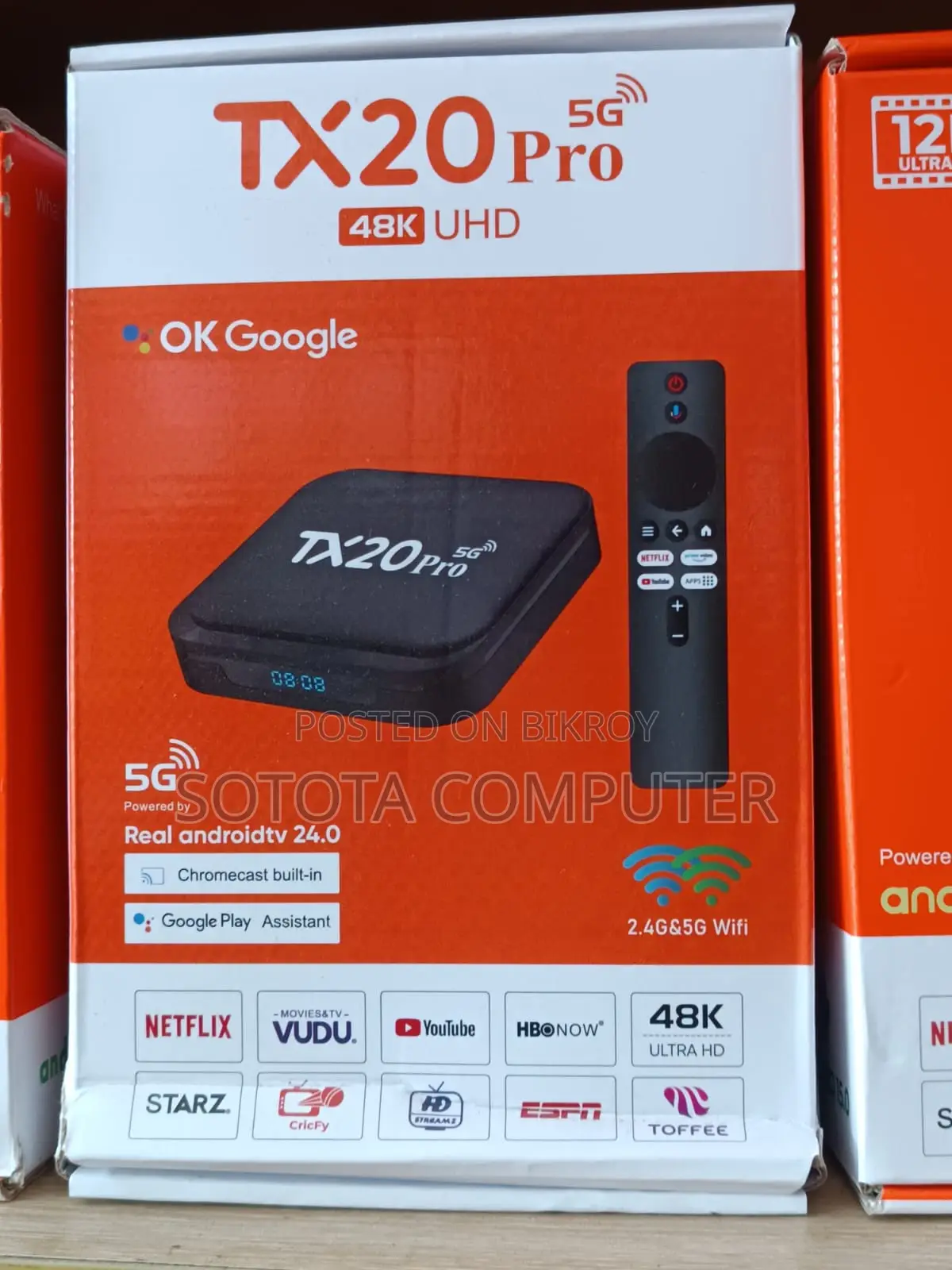 Tx 10/20/30/80 Pro Android Tv Box 16gb Ram /256gb Rom