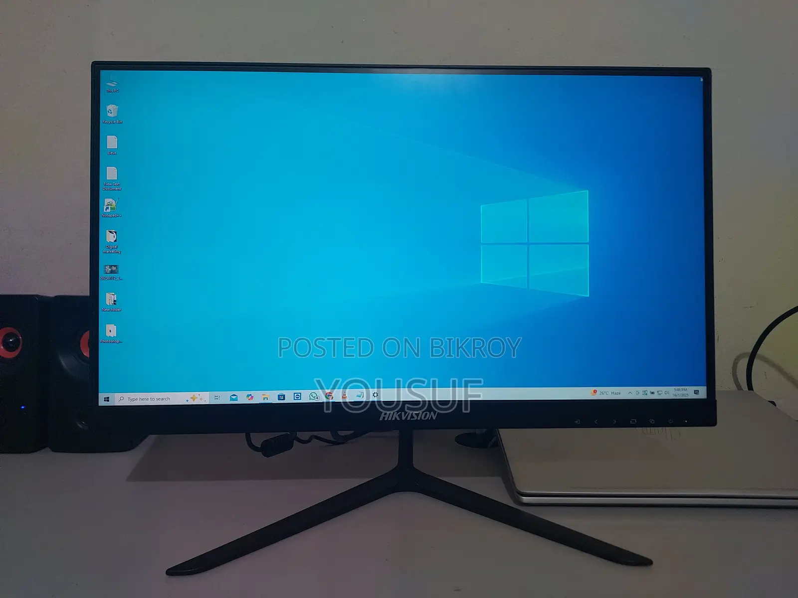 ২২" Hikvision ফুল ফ্রেশ কম্পিউটার মনিটর