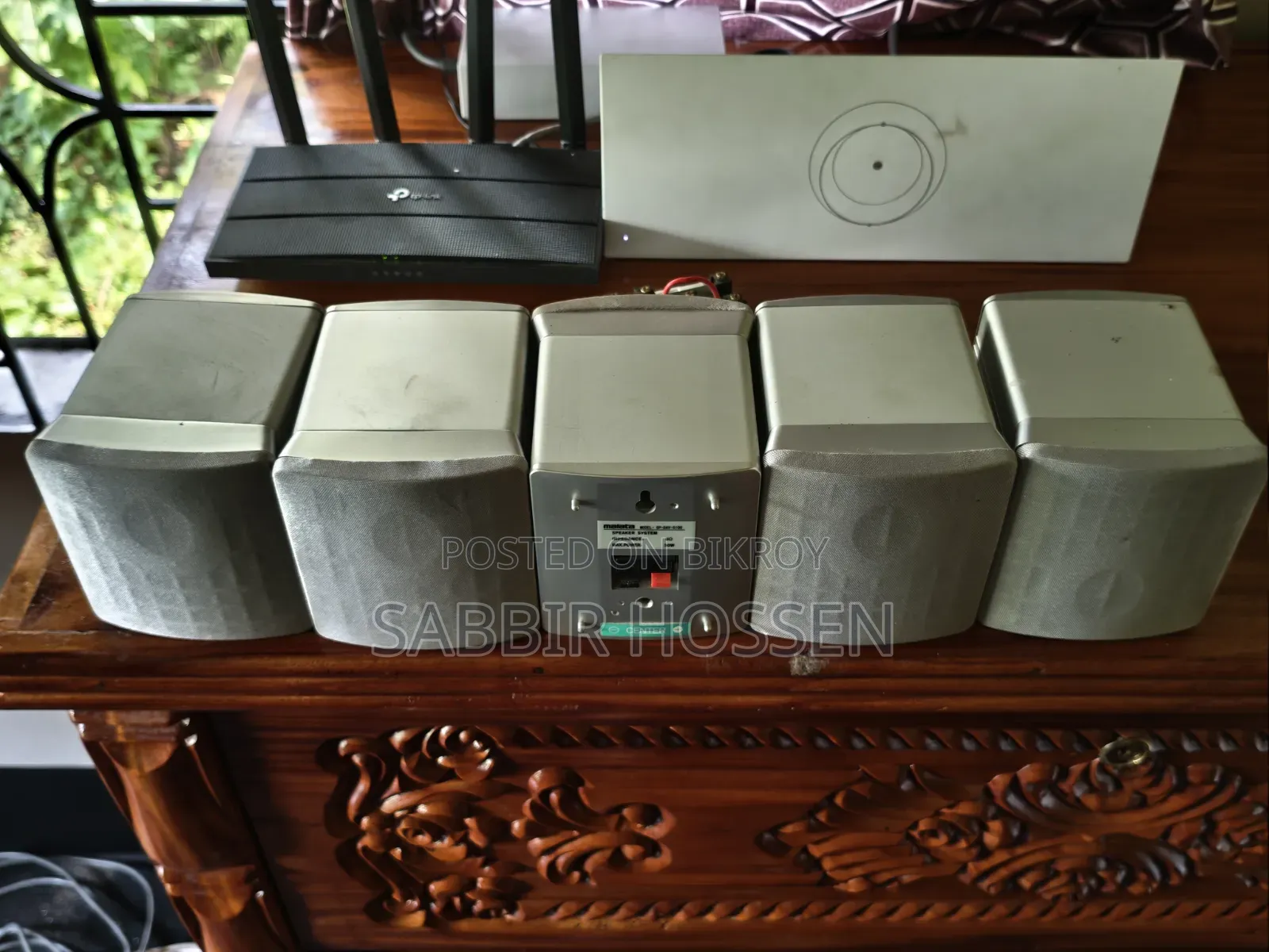 Malata Subwoofer and 5 Speaker Set - 2.1 Amplifier