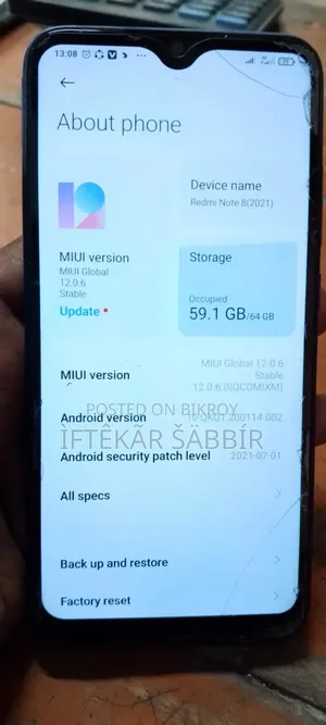 Xiaomi Redmi Note 8 64 GB Blue