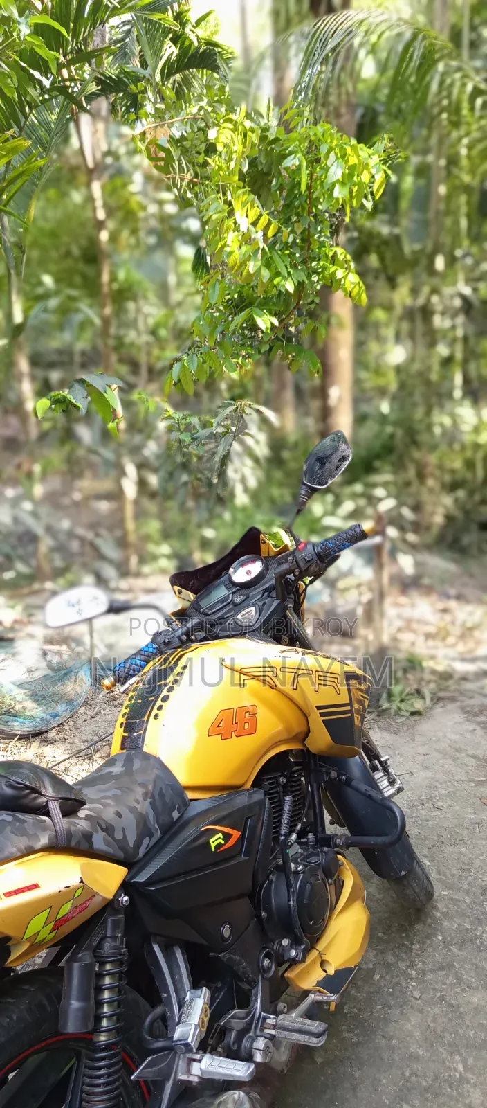 TVS Apache RTR 160 2v Refresh X-Connect 2019 Yellow