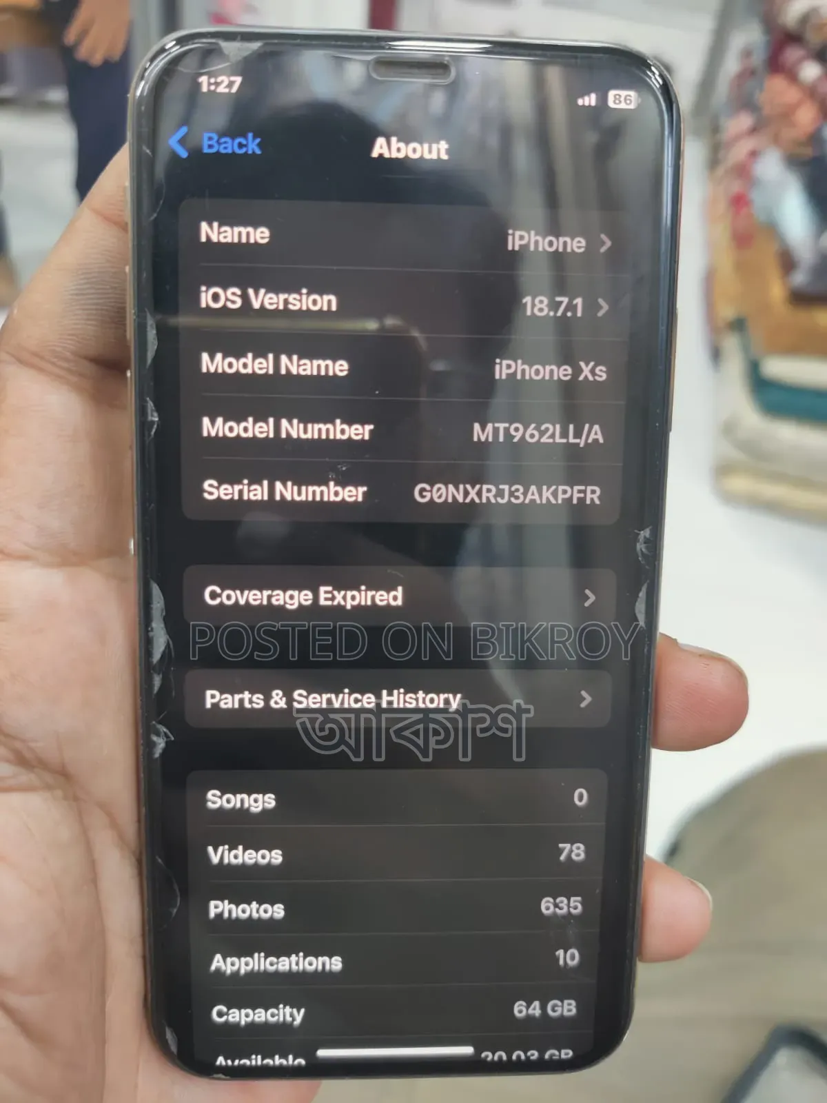 Apple iPhone X 256 GB Rose Gold