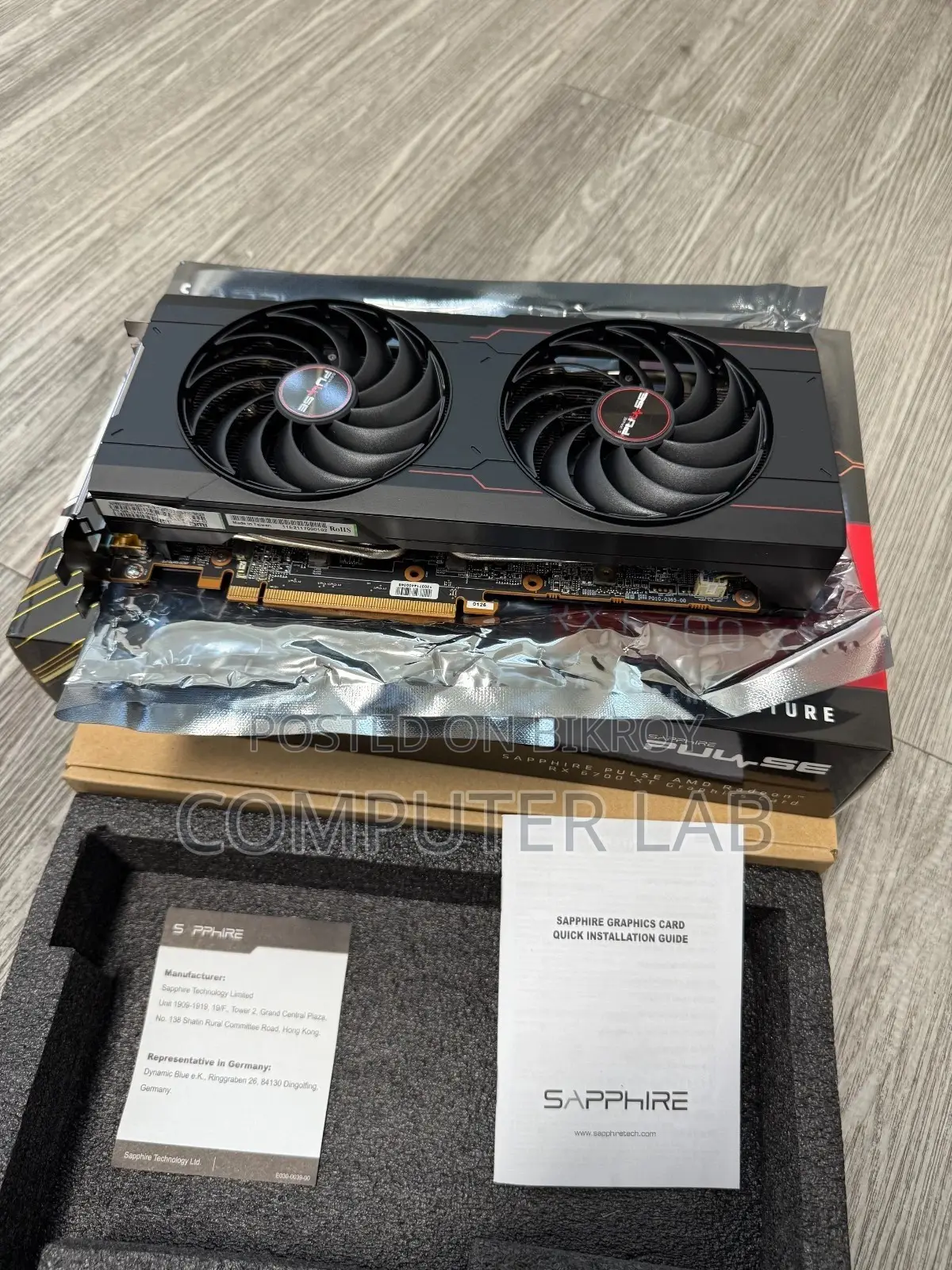 Sapphire Pulse Rx6700xt Gaming Oc 12gb Ddr6 Graphics Warranty
