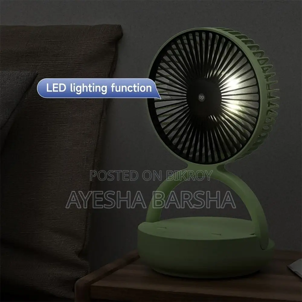 Dp 7637 Professional Rechargeable Portable Table Fan