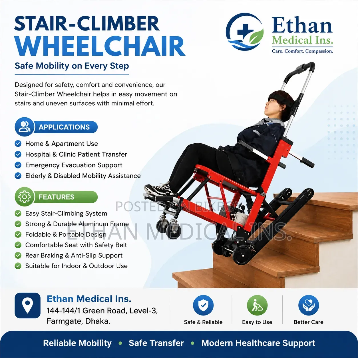 Stair-Climber Wheelchair