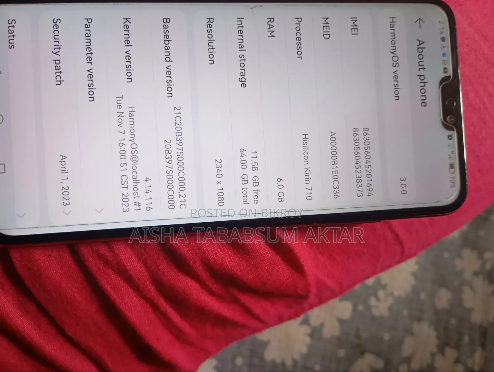 Huawei Honor 8x 128 GB Red