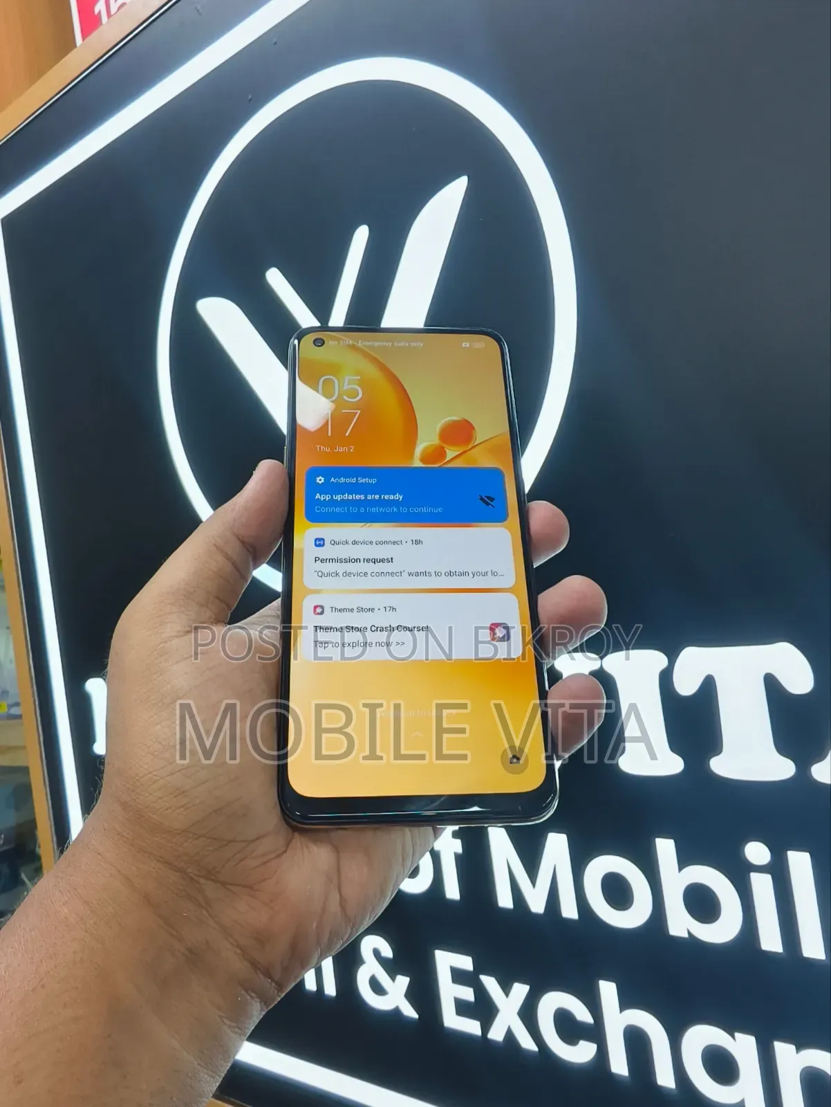 Oppo F19S 128 GB Yellow