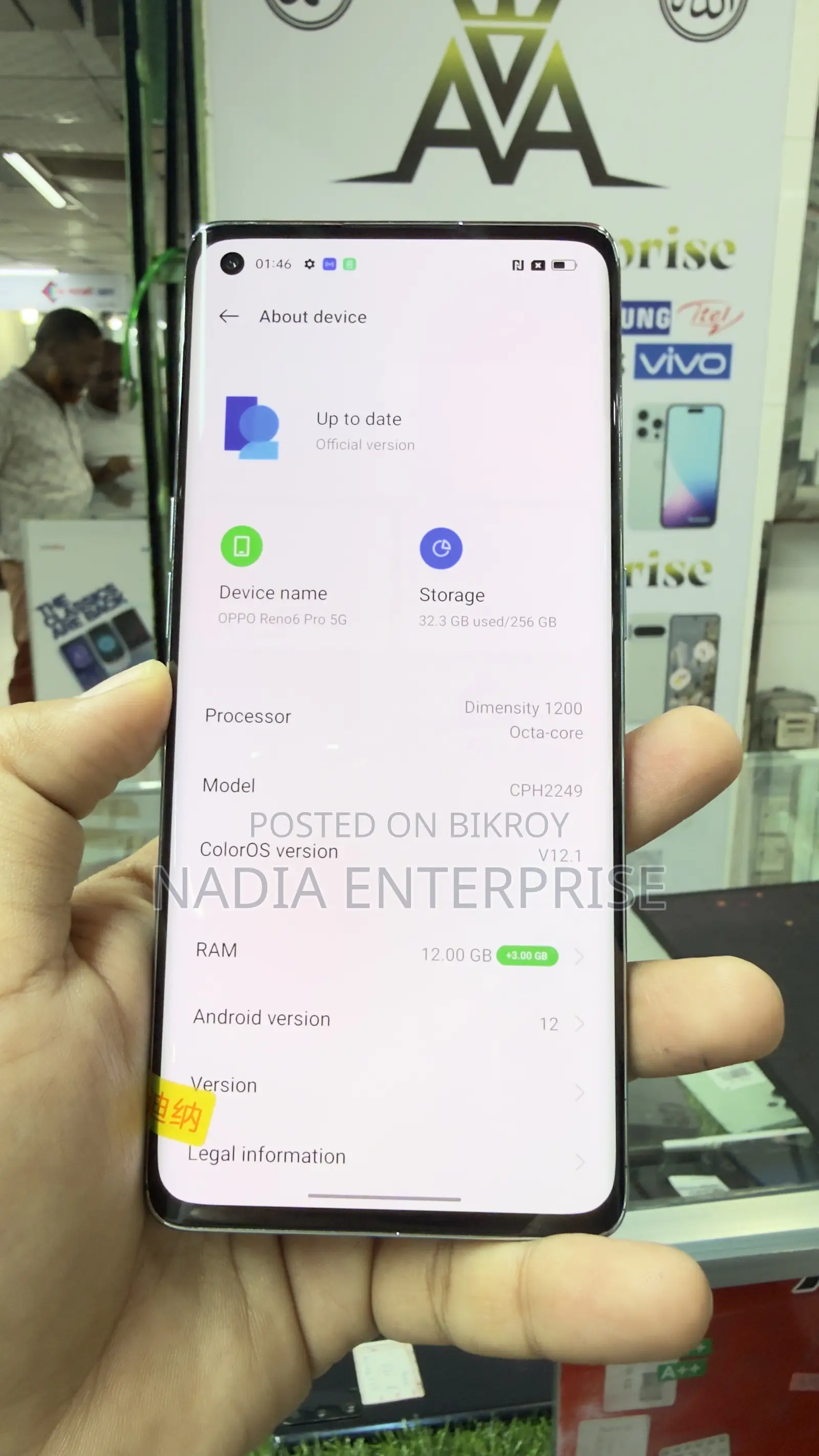 Oppo Reno 256 GB Gray
