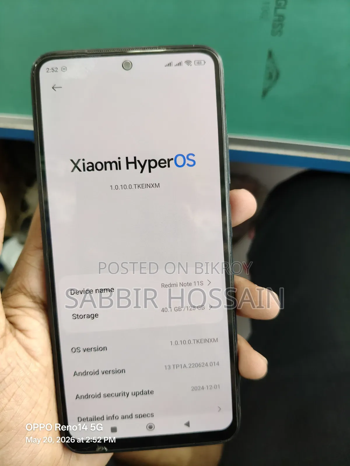 Xiaomi Redmi Note 11S 128 GB Gray