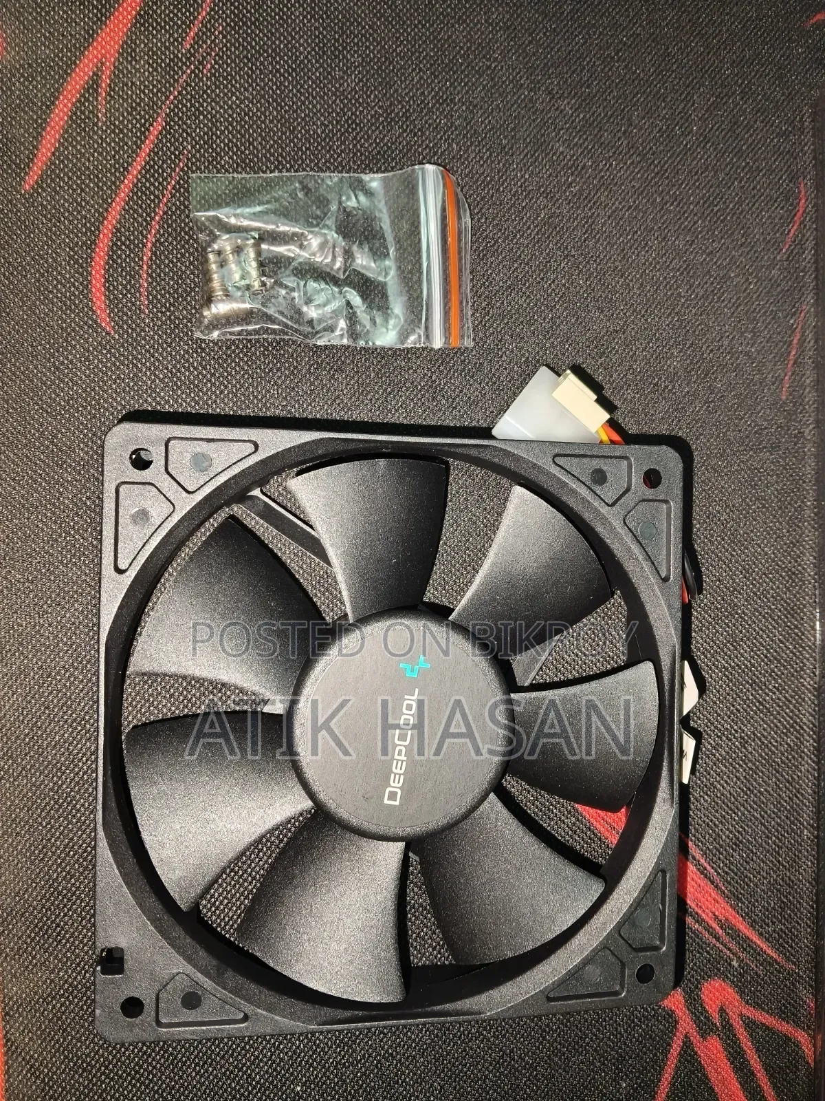 Deepcool Xfan 120 Black Casing Cooling Fan (Non RGB Single Fan)