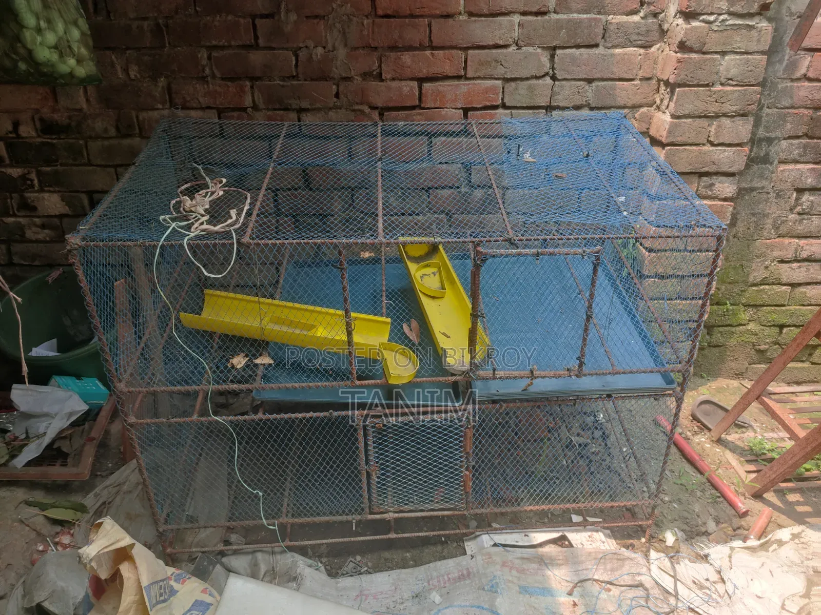 Two Iron Cages For Sale. One for Quail and one for Chicken
