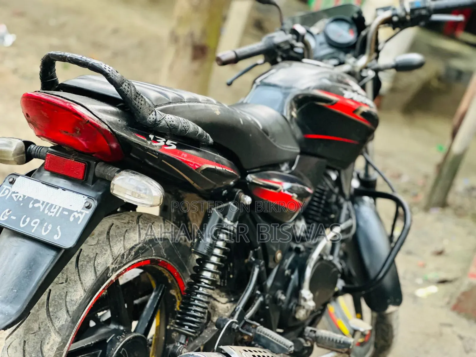 Bajaj Discover 135 2009 Red