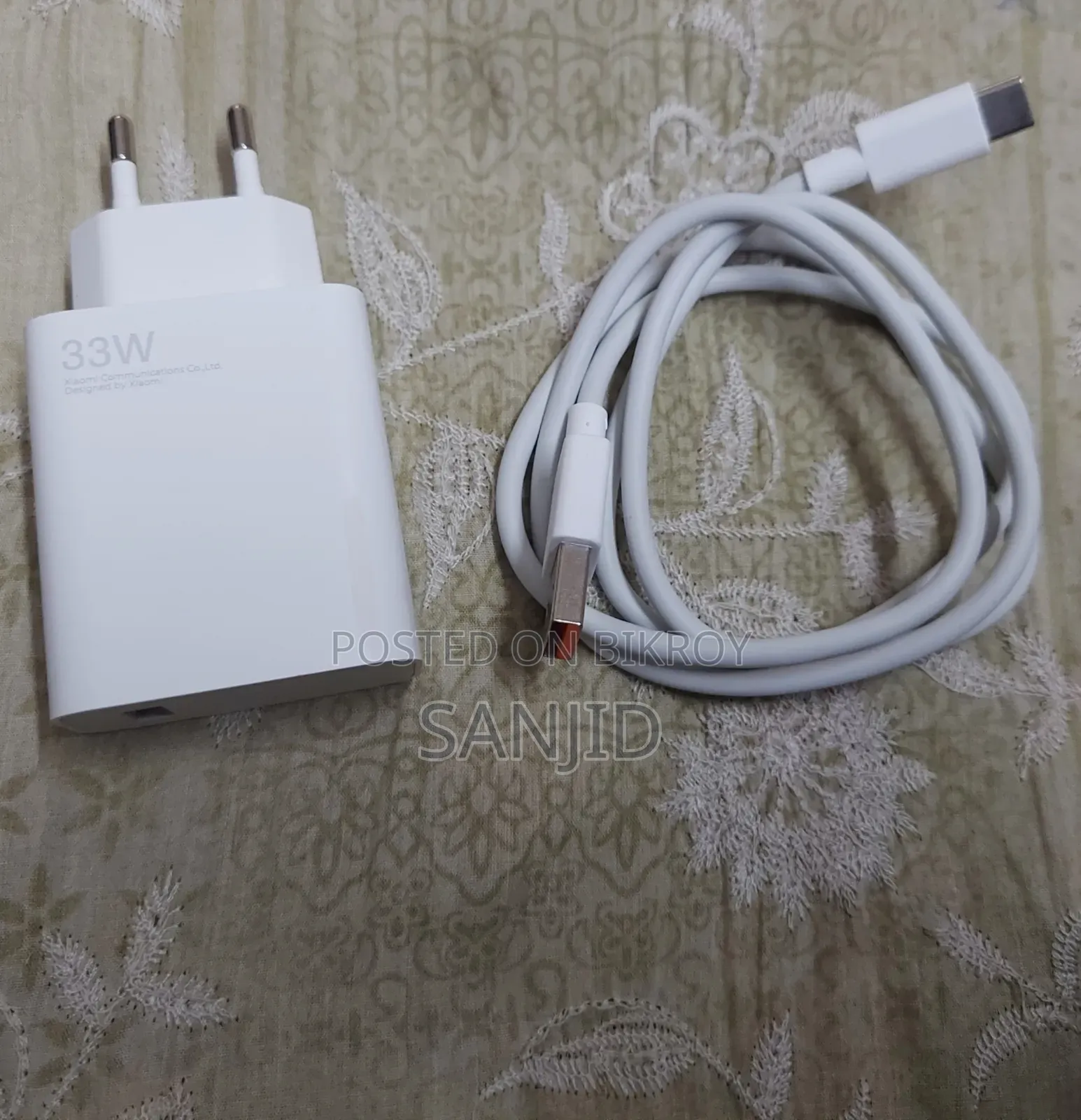 Xiaomi 33w Turbo Percentage Show Original Charger