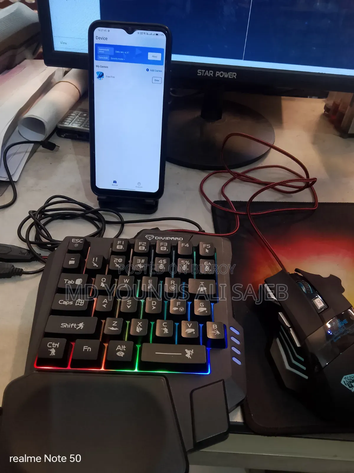 Free Fire, PUBG Game Controller for Mobile