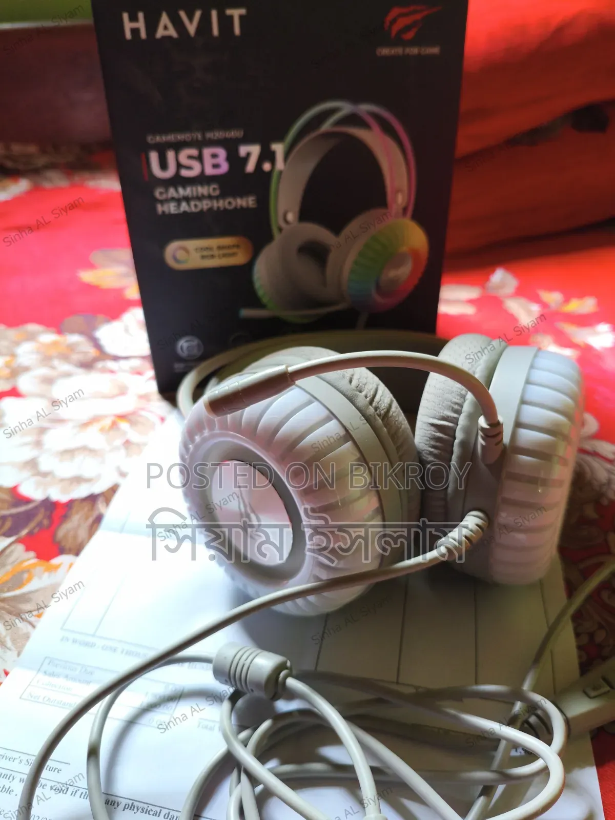 3 Months Used Gaming Headphone — Fresh Condition