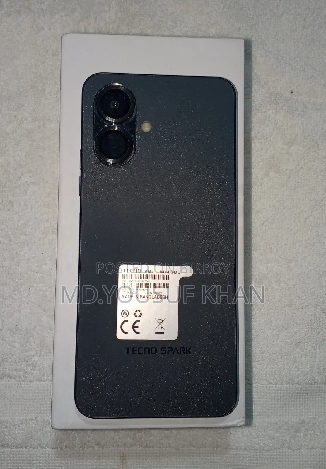 New Tecno Spark Go 64 GB Black