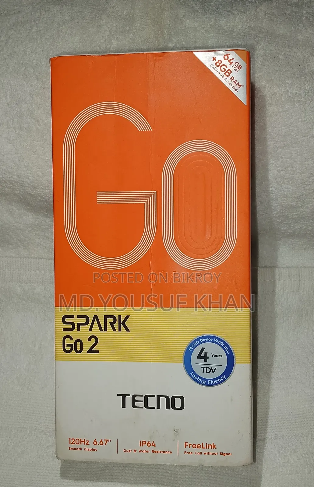 New Tecno Spark Go 64 GB Black