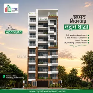 3-bedroom Apartment in Abrar Aparajita, Dhanmondi for Sale