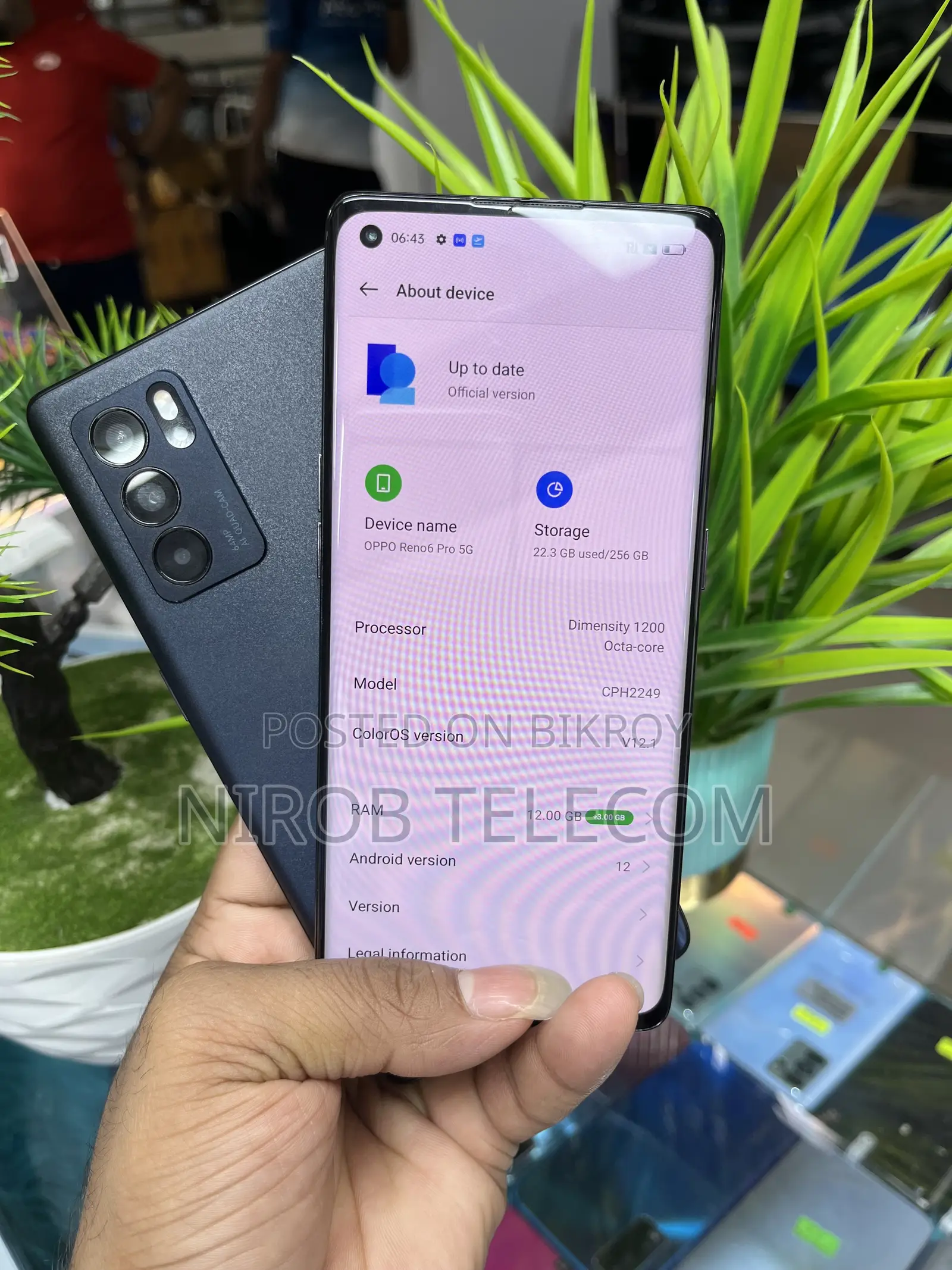 Oppo Reno6 Pro 5G 256 GB Black