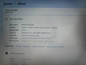 Laptop Dell Inspiron 15 8GB Intel Core I5 SSD 256GB
