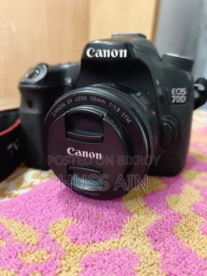 Canon Eos 70d With 50mm Prime STM Lens