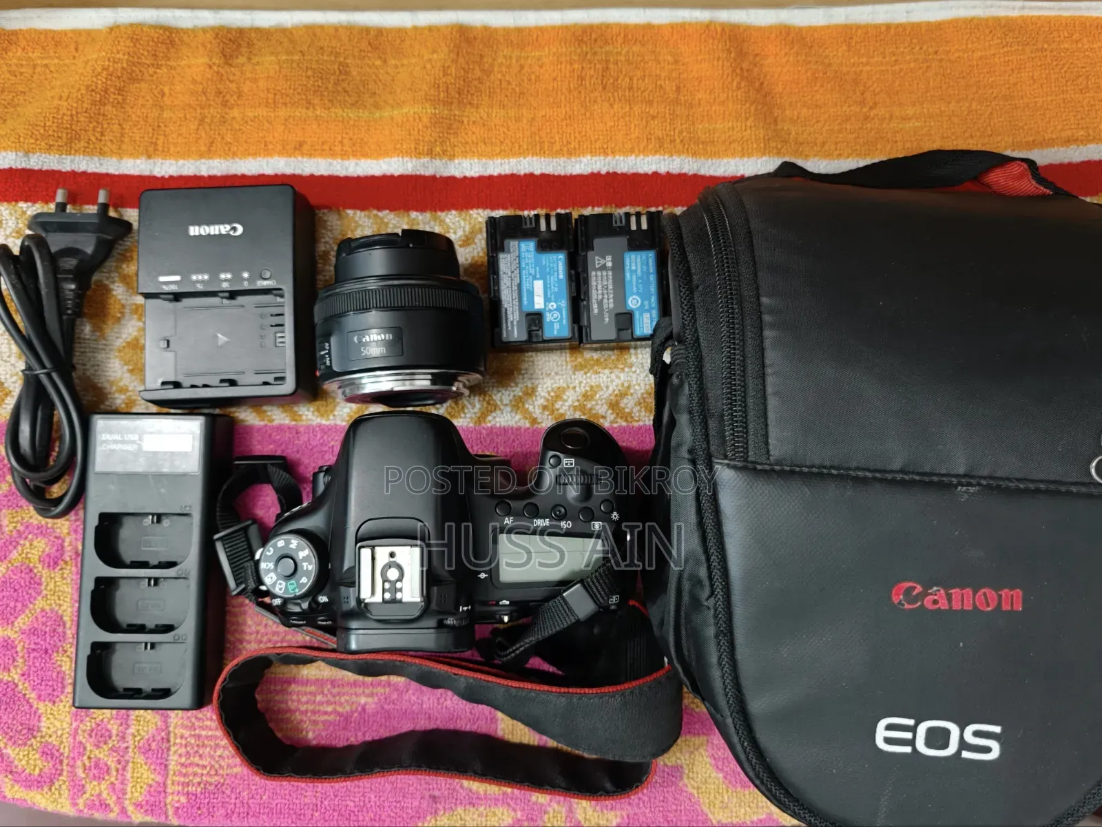 Canon Eos 70d With 50mm Prime STM Lens