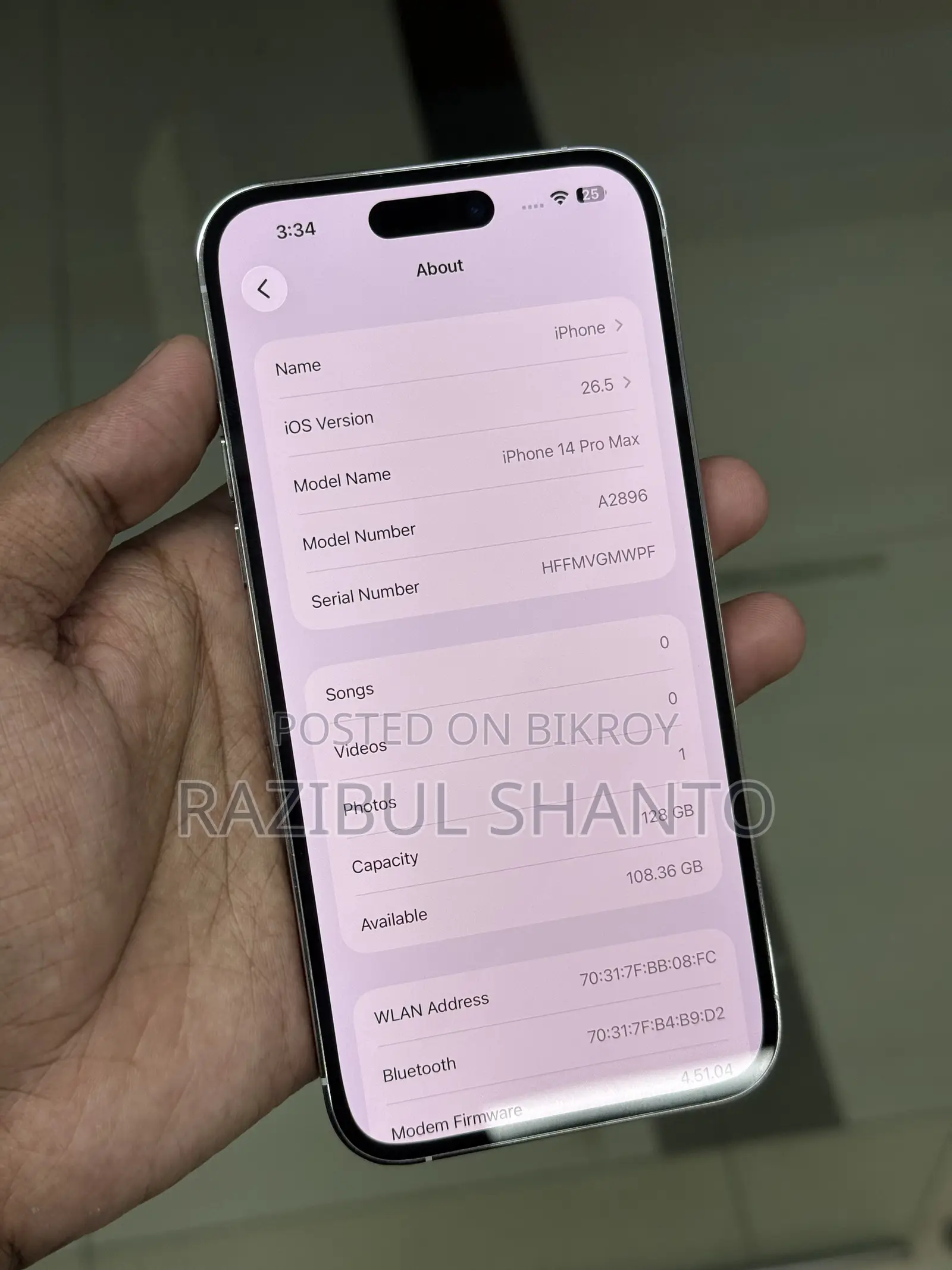 Apple iPhone 14 Pro Max 128 GB Silver