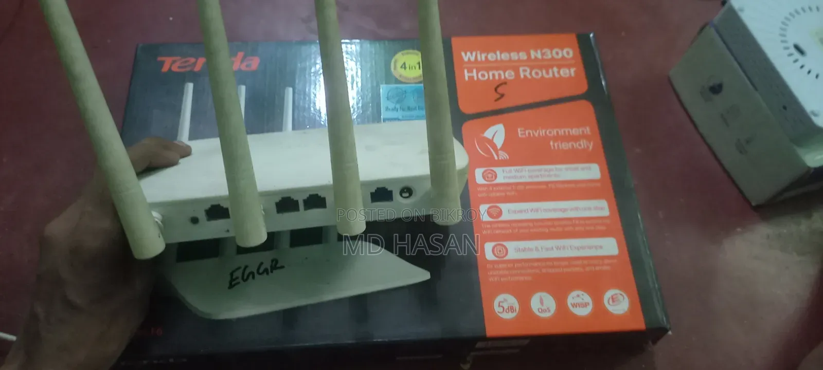 Tenda 4-Antenna Router and ONU