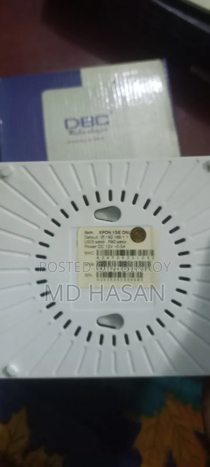 Tenda 4-Antenna Router and ONU
