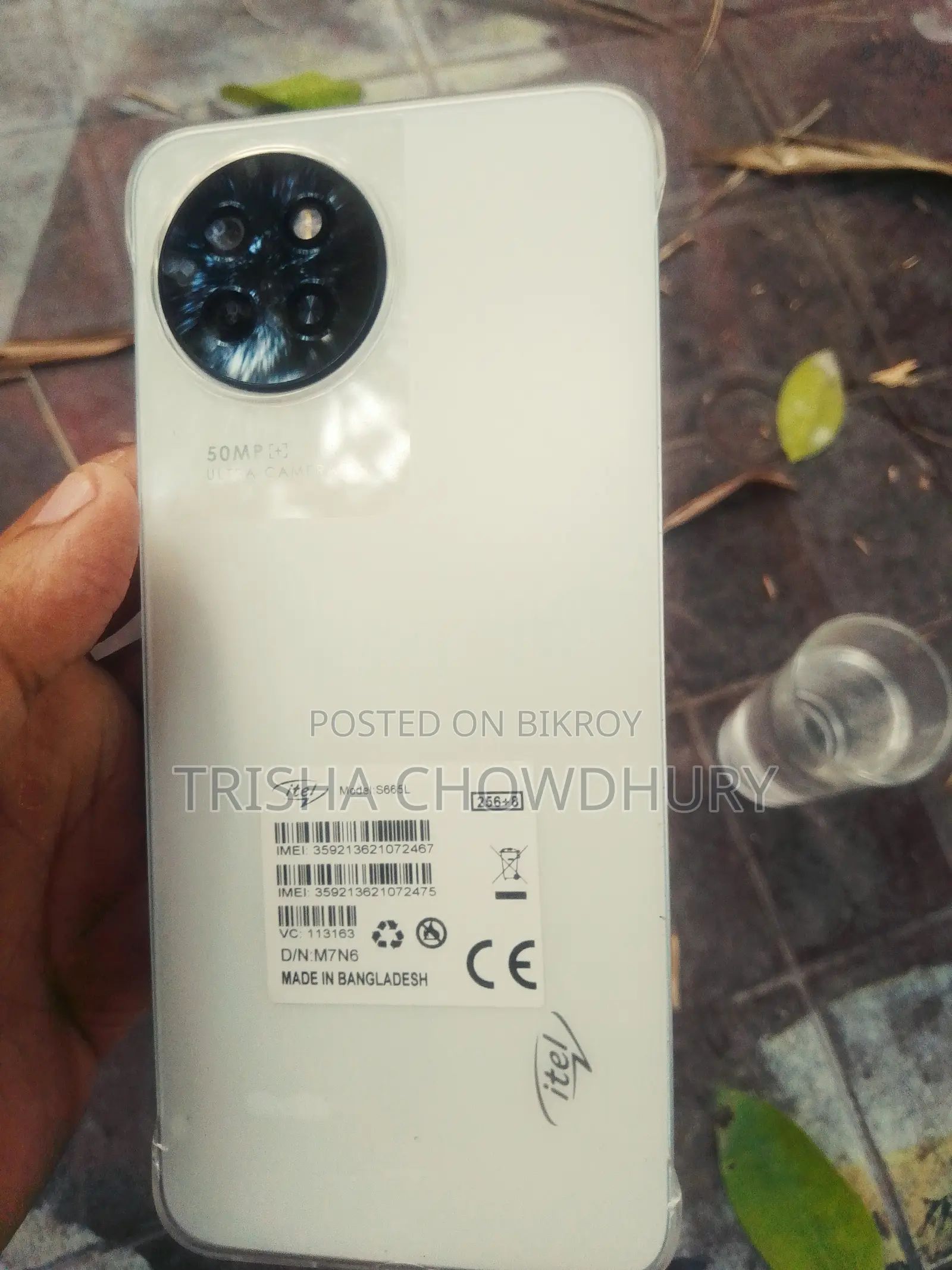 New Itel S23 256 GB White