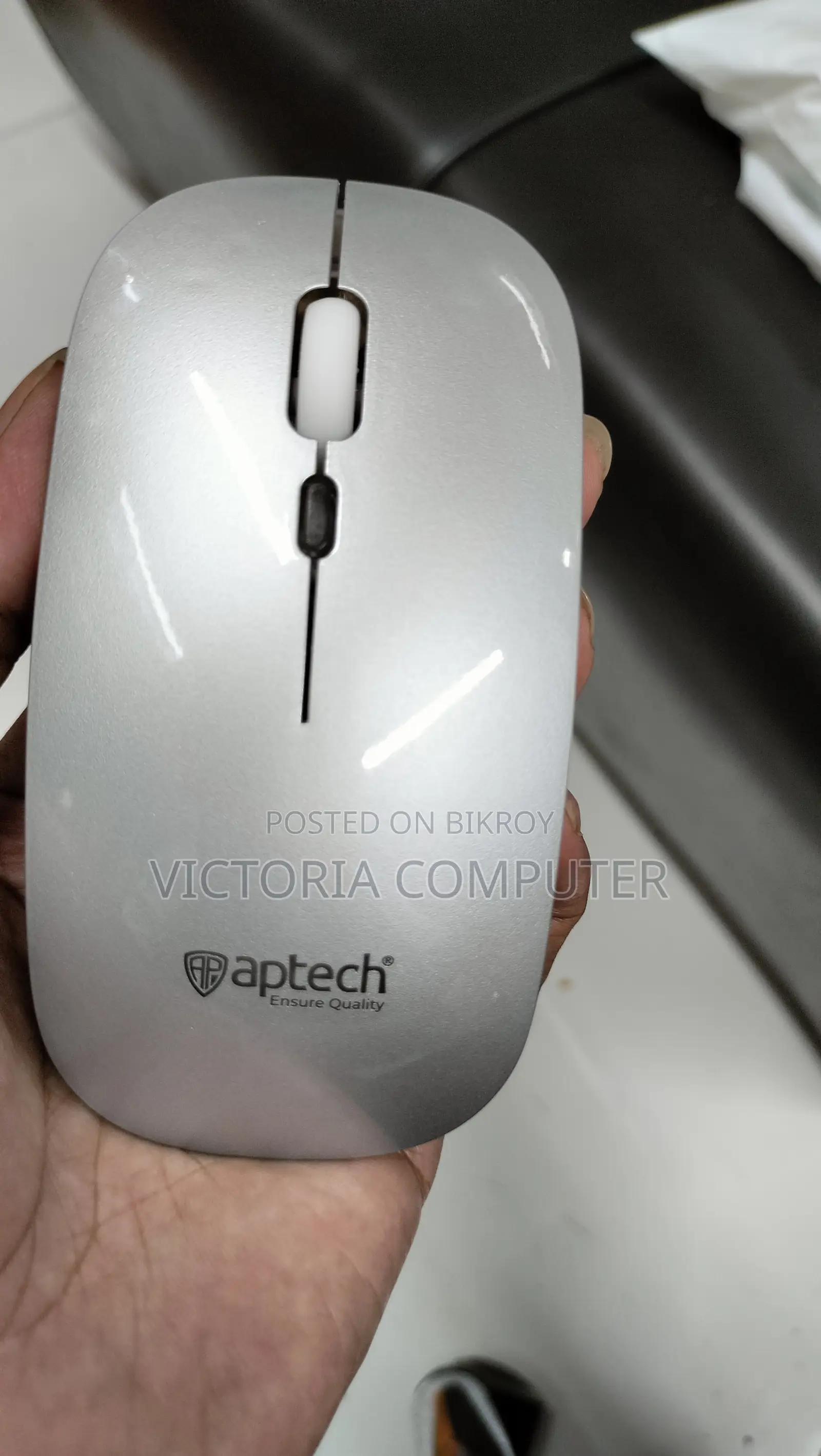 Aptech W61 ওয়্যারলেস রিচার্জেবল সাইলেন্ট RGB মাউস