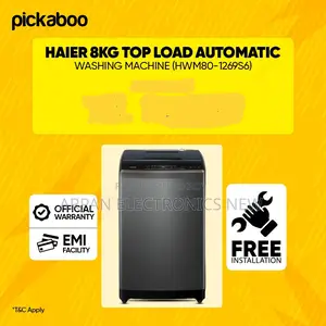 Haier 8 Kg Fully Automatic Top Load Washing Machine Official Warranty