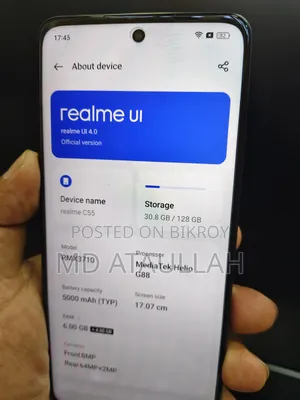 Realme C55 128 GB Black