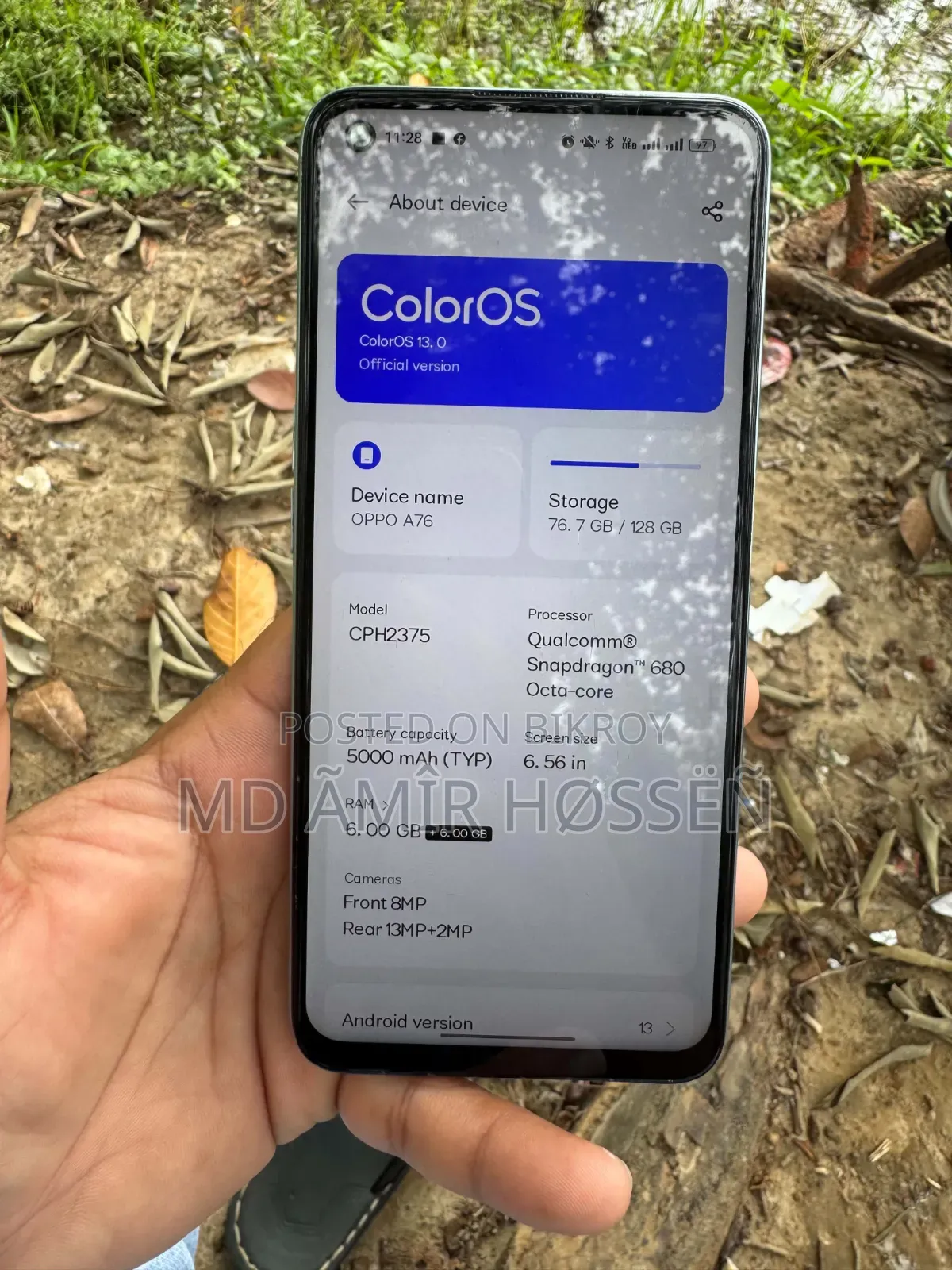 Oppo A76 128 GB Blue