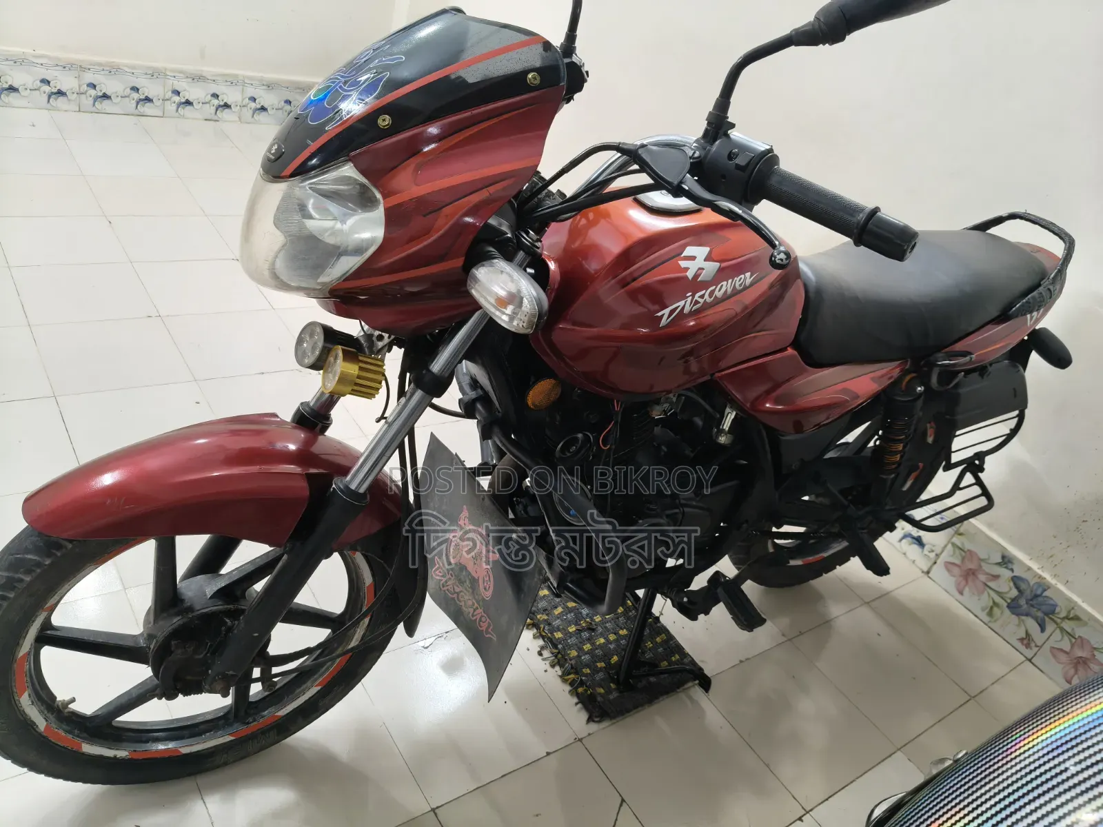 Bajaj Discover 135 2010 Red