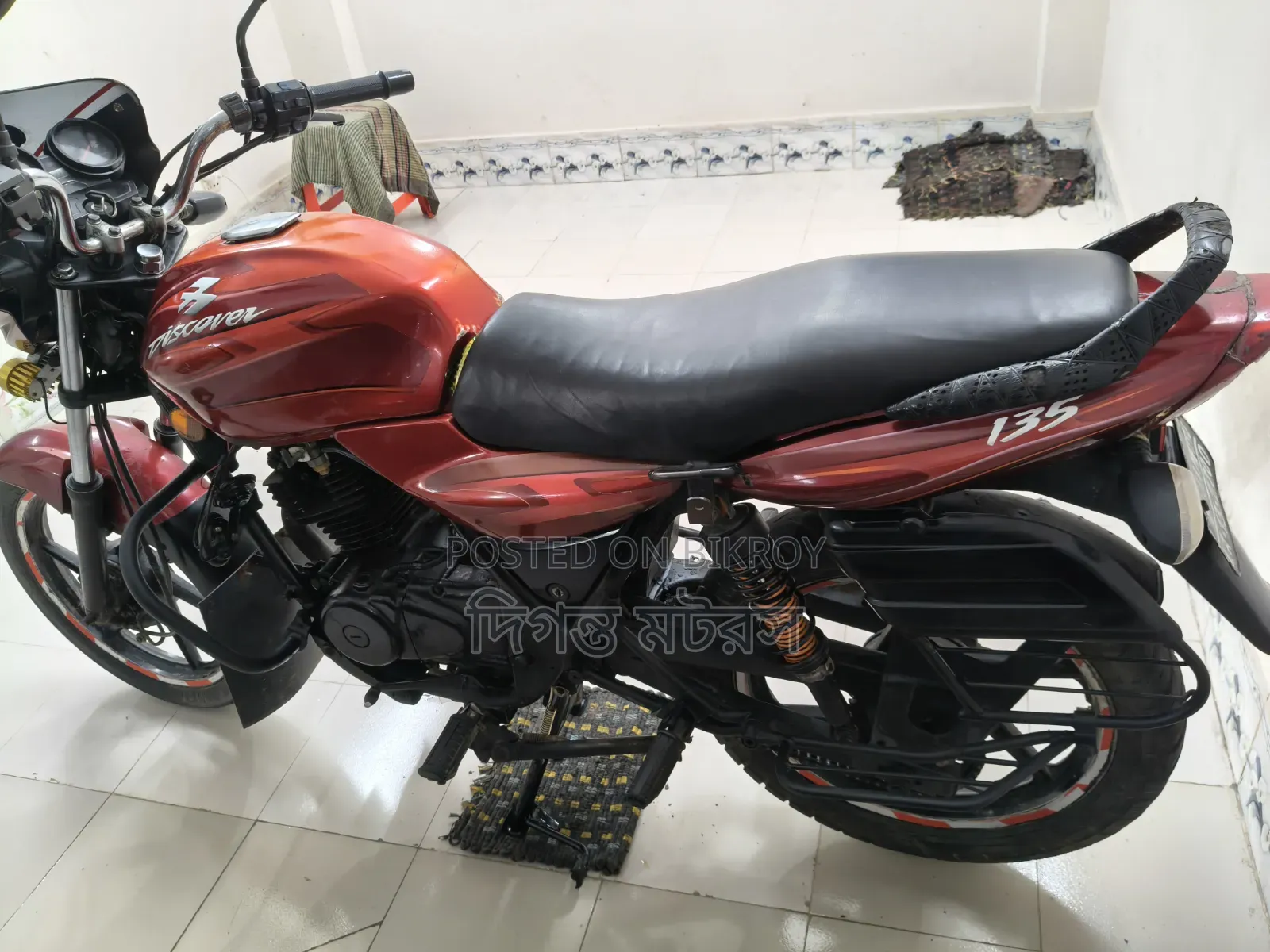Bajaj Discover 135 2010 Red