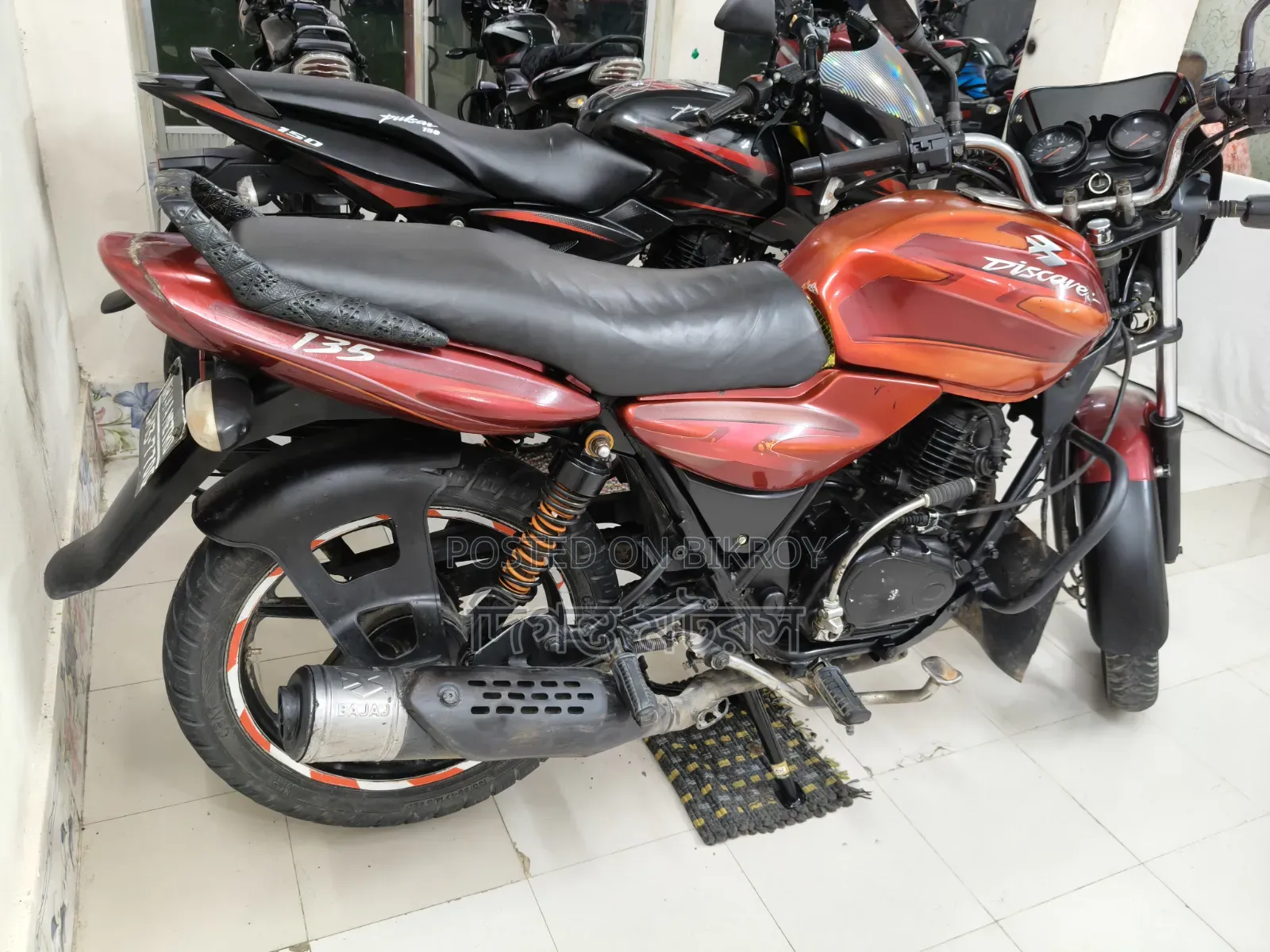 Bajaj Discover 135 2010 Red