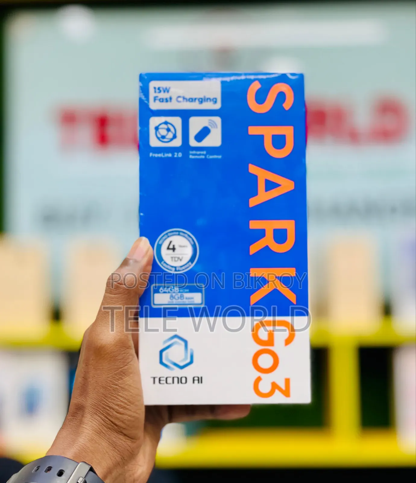 New Tecno Spark Go 64 GB Black
