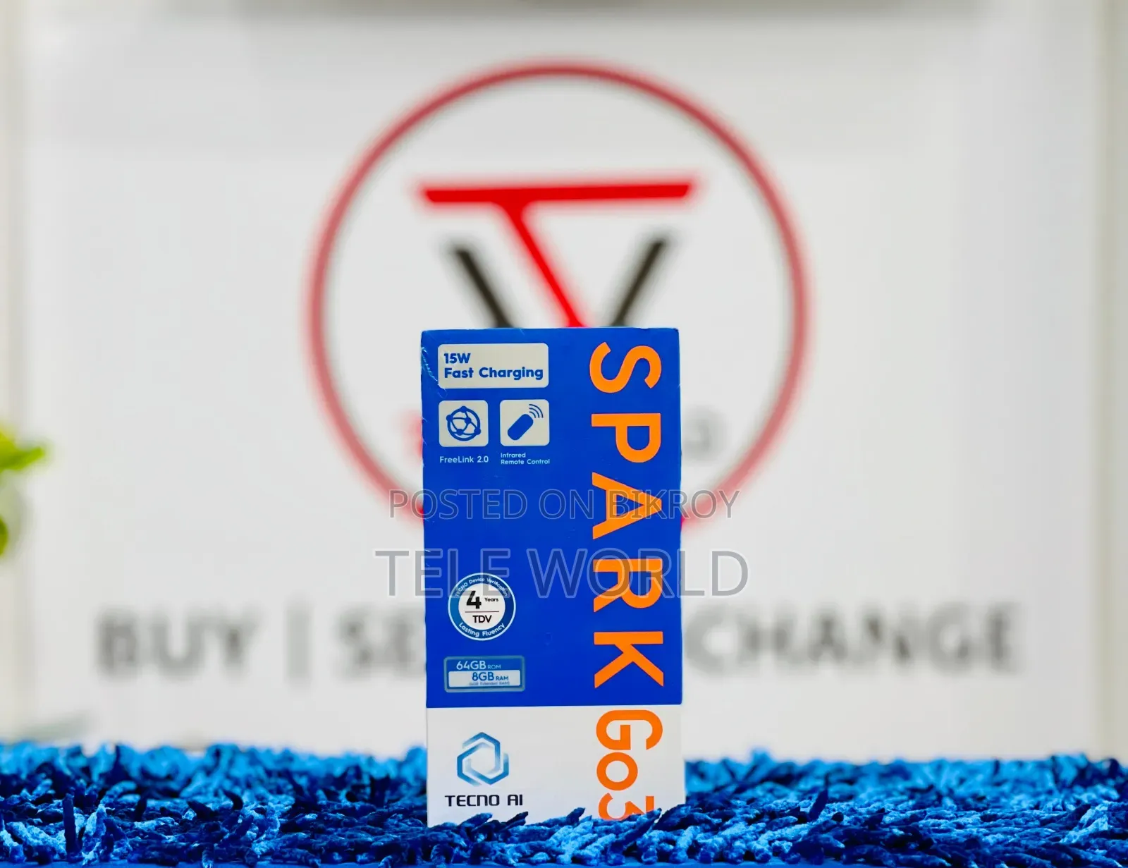 New Tecno Spark Go 64 GB Black